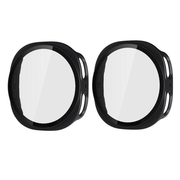 Twin Pack 44mm Screen Protector Hard Case compatible with Galaxy Watch 6