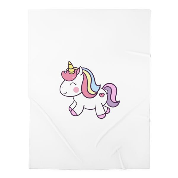 Unicorn Fleece Blanket 70x100cm