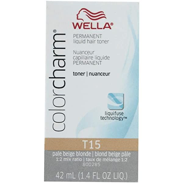 T15 Pale Beige Blonde Hair Wella Toner