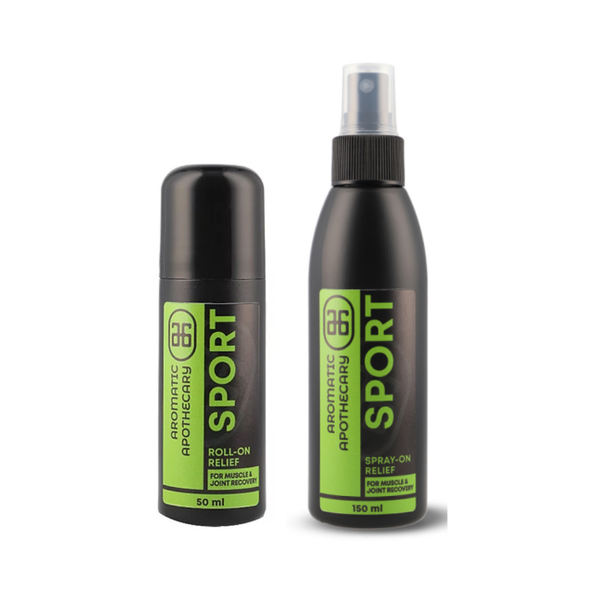 Aromatic Apothecary - Sport Roll-On Relief 50ml + Spray-On Relief 150ml