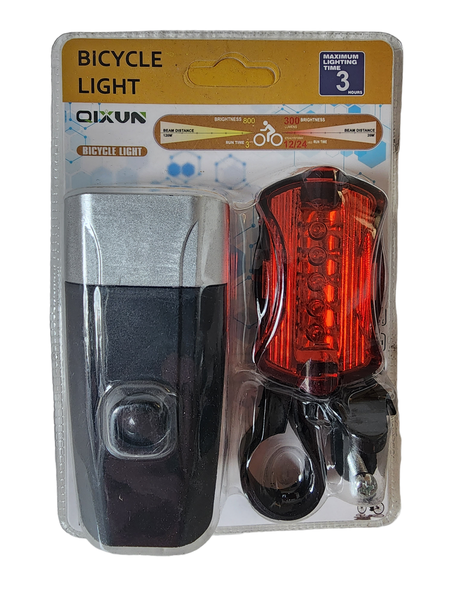 Led Front &amp; Rear Bicycle Safety Warning Lights