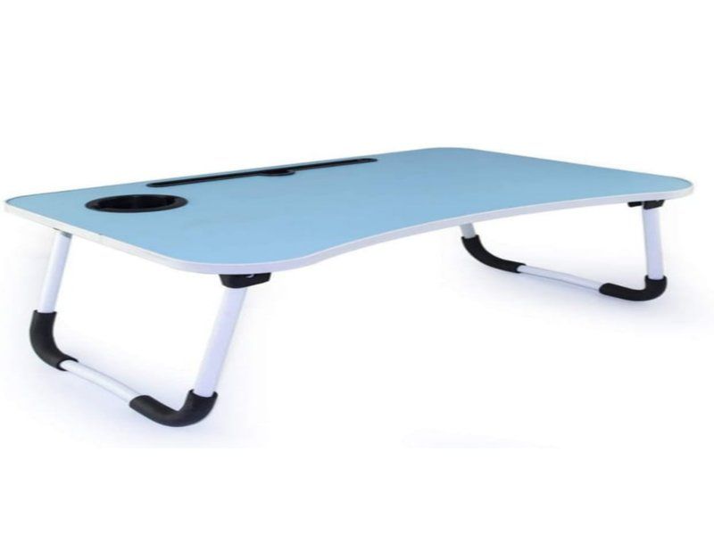 Fold-able Portable Mini Laptop Table-Blue