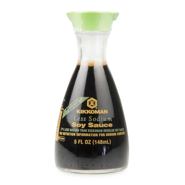 Kikkoman Less Sodium Soy Sauce 148ml (3 Pack)