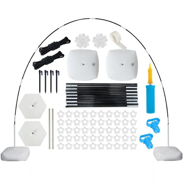 Balloon Arch Stand Kit Fiber Rod Set for Party Decorations - 68 Piece