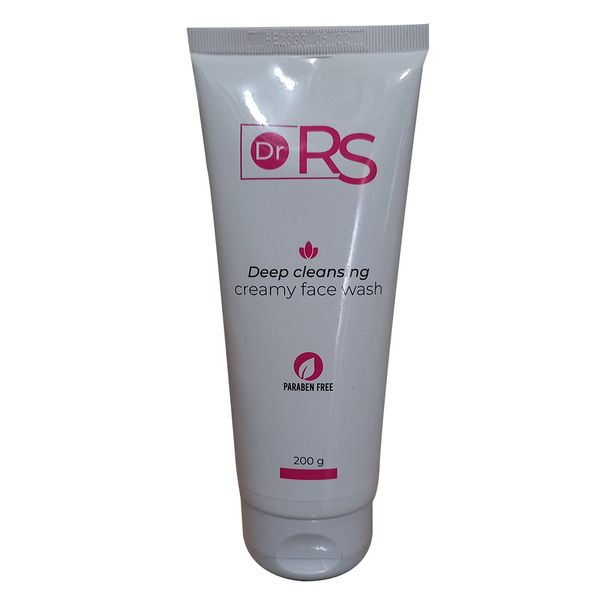 DR RS Creamy Cleanser with Glycolic and Kojic Acid, Vitamin C and More
