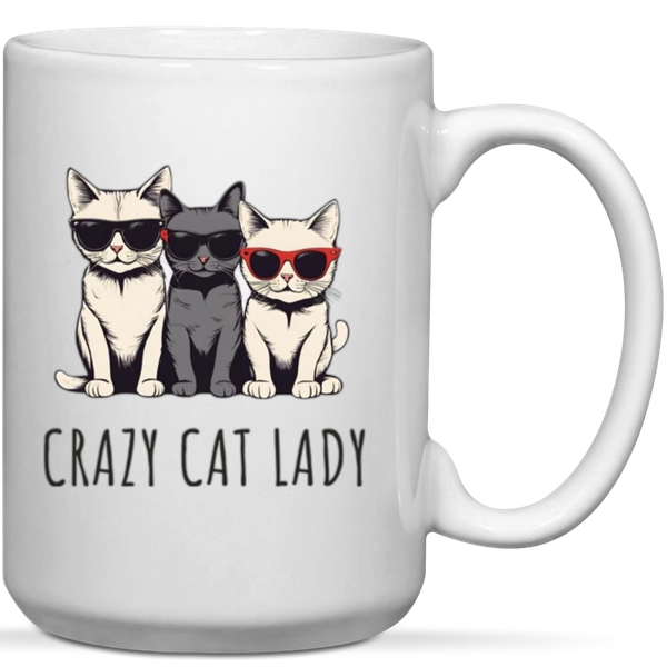 Crazy Cat Lady Pet Lover Gift Mug