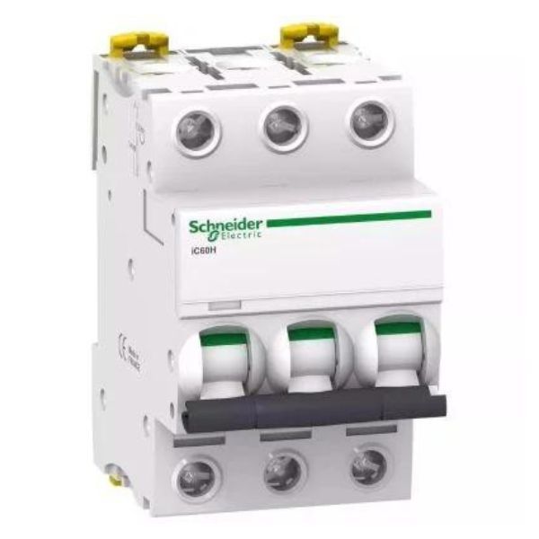 Schneider Acti9 iC60N 3 Pole 6 Amp Circuit Breaker