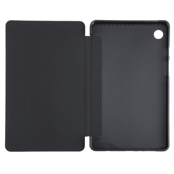 Cover For Samsung Galaxy Tab A9, Tri-fold Holder, Flip Case - Black