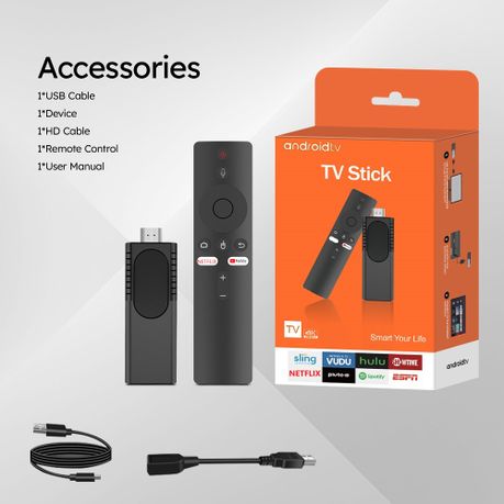 TV Stick 4K Ultra HD Android 10 Netflix Showmax YouTube Streaming By GC Shop Today. Get it Tomorrow takealot