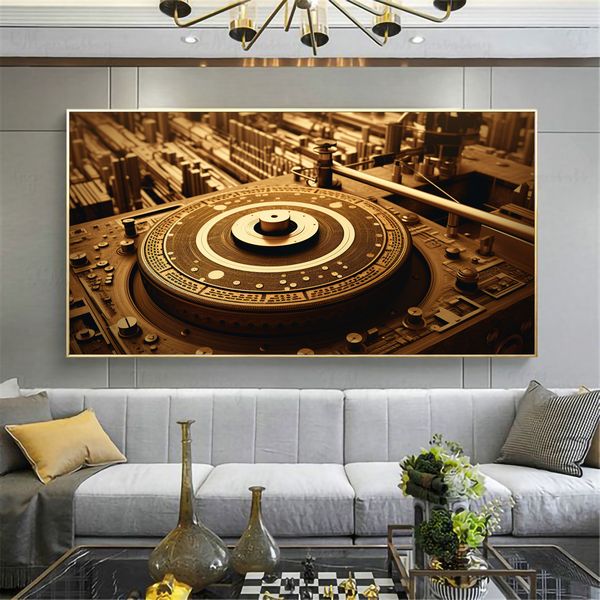 Canvas Wall Decor - Vintage Vinyl - 0433