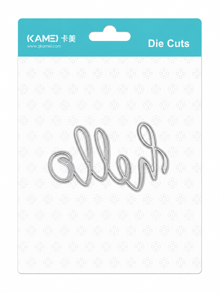 Cutting Dies - Hello Lower Case Cursive 85x48mm