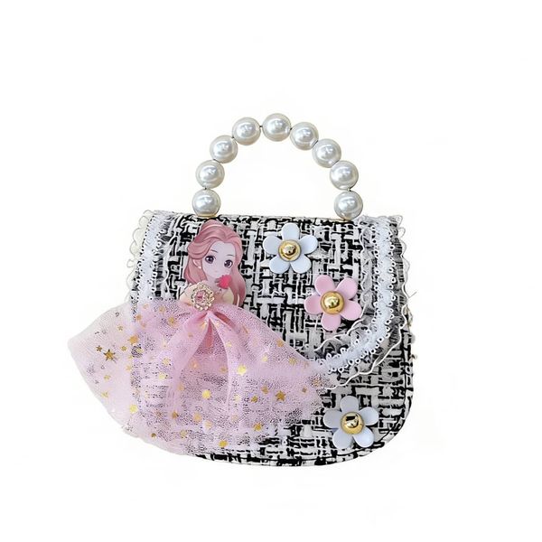 Girls Shoulder Bag Children's Princess Shoulder Bag Cute Small