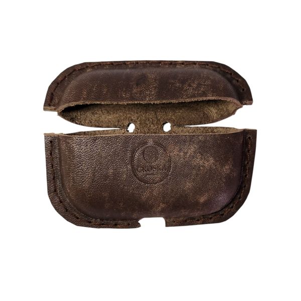 Croska Wildari Buffalo Leather Case Compatible with AirPods Pro &amp; Pro 2