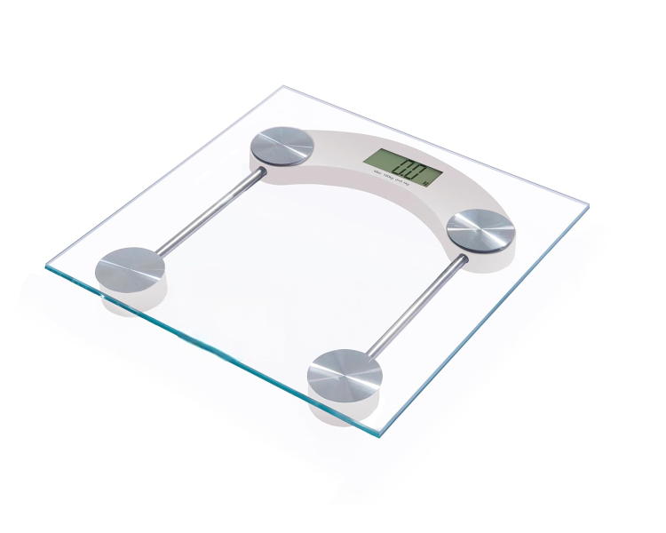Grace Pack Bathroom Electronic Scale Glass Square 150kg