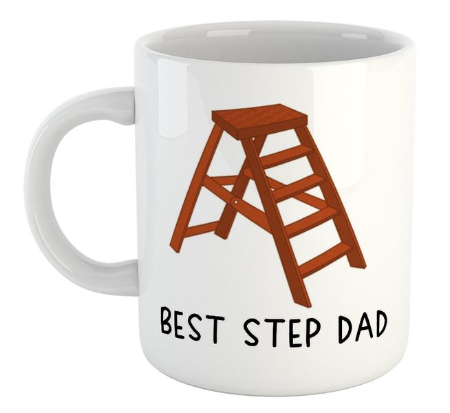 Best Step Dad Birthday Christmas Father's Day Gift Mug