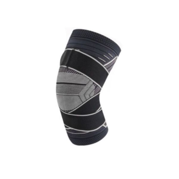 Sport Pain Relief Compression Knee Brace With Extra Support Strap Set Of 2