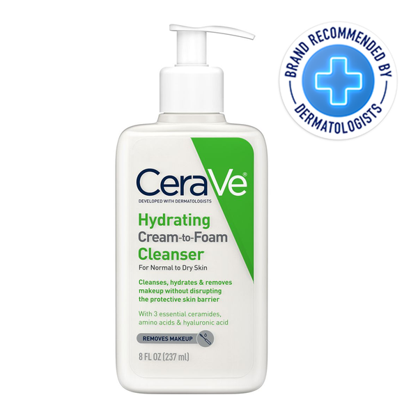 CeraVe Hydrating Cream to Foam Cleanser for Normal to Dry Skin 236ml