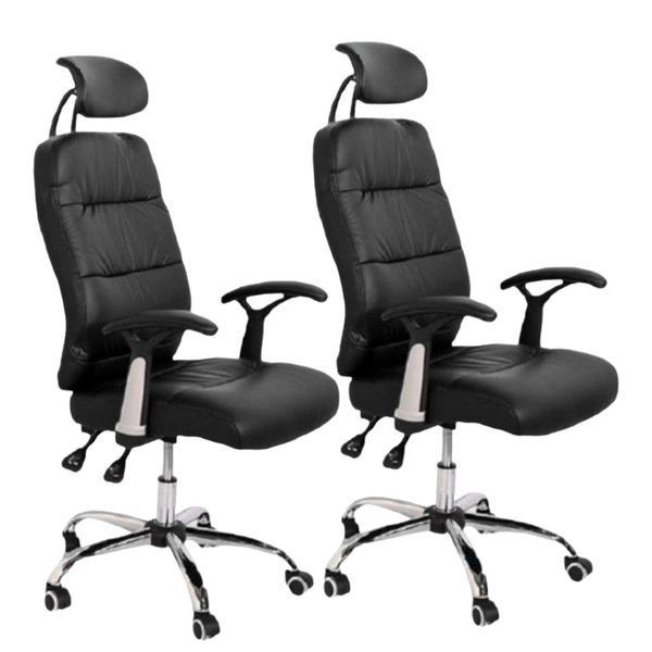 Eay EayThing Reclining PU Leather Office Chair set of 2