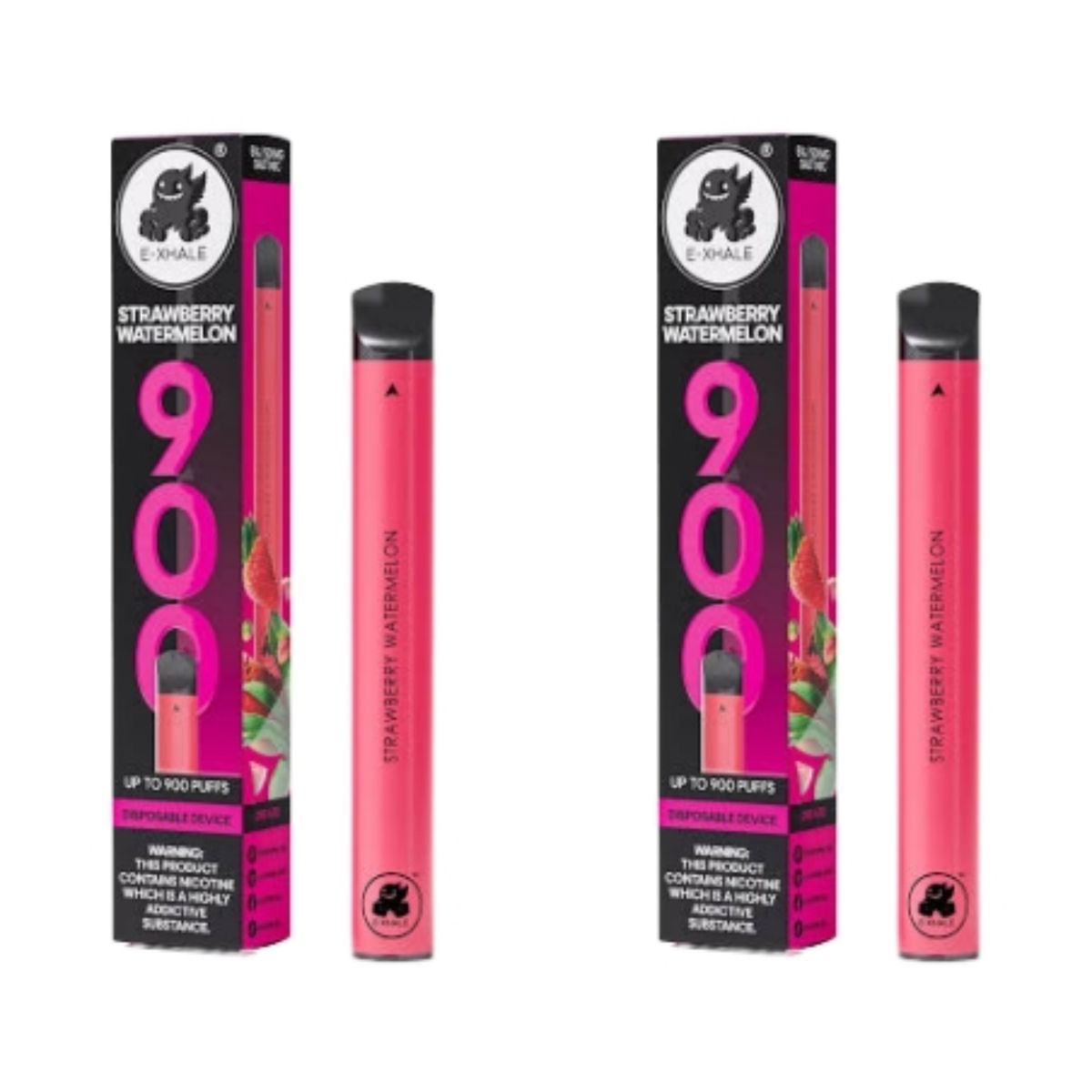 E-Xhale 900 Puffs Disposable Vapes - Strawberry Watermelon (Pack of 2) |  Shop Today. Get it Tomorrow! | takealot.com