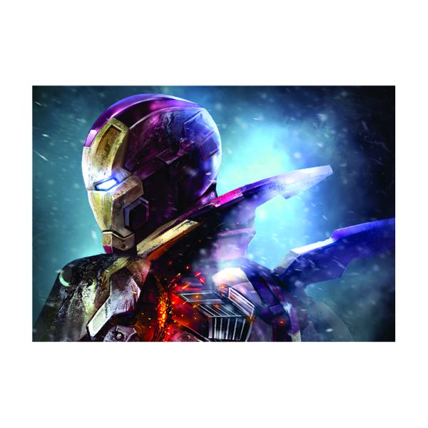 Jetpack Iron Man Blue - A1 Poster