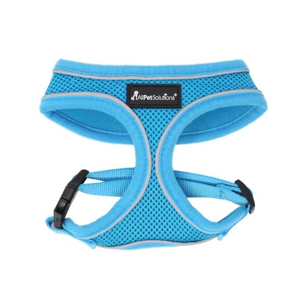 All Pet Solutions Dog Harness with Reflective Strip Blue XL
