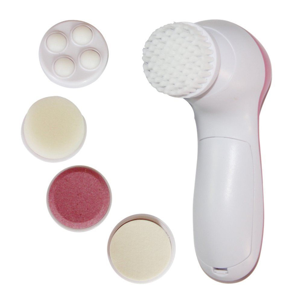 5 in 1 Multi-Function Facial Skin Care Electric Massager Scrubber ...