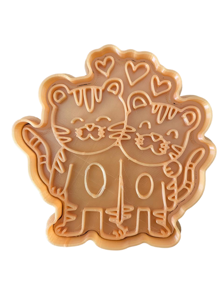 Hubbe Cookie Cutter - Animal Couple - Tiger