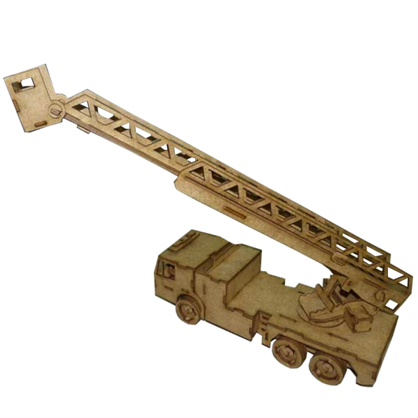 Fire Engine Truck Vehicle Car 3D Puzzle Wooden 3D Model
