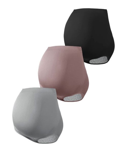 3 Pack Maternity Support High Waist Pregnancy Underwear Size Large