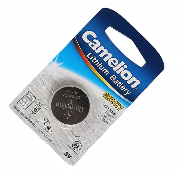 CAMELION CR2477-BP1 Bat Coin Lit 3V 850mA 24x7.7