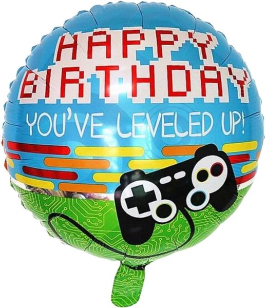 Leveled Up Birthday Balloon - 1-Piece