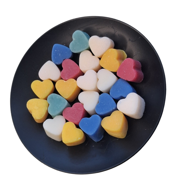 Petite Heart Scented Wax Melts - Hand Poured Fragrance Melts for Wax Burner