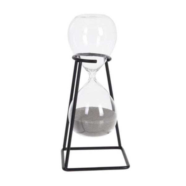 Hour glass - 6x19cm - Grey