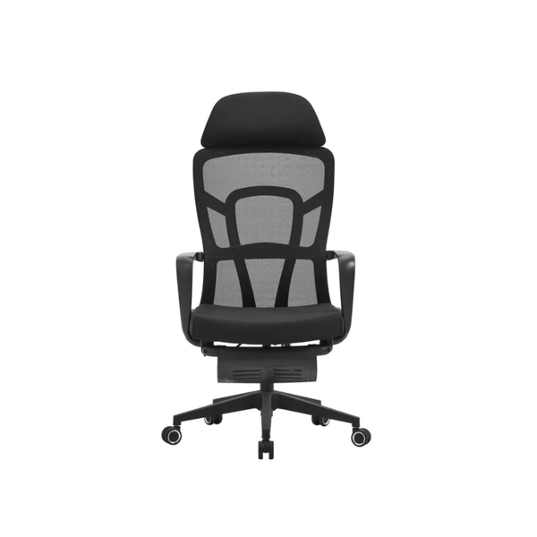 Adjustable Mesh Office Chair - Ergonomic, 360 Swivel &amp; Headrest