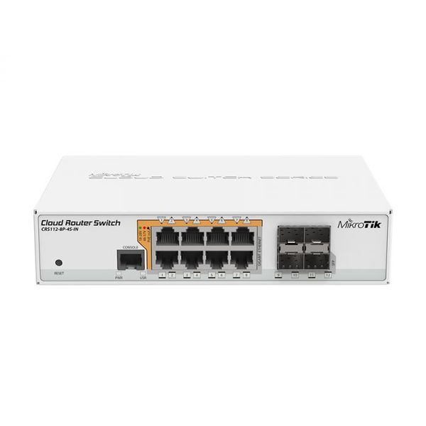 MikroTik Cloud Router Switch 8 Port Gigabit PoE 4SFP