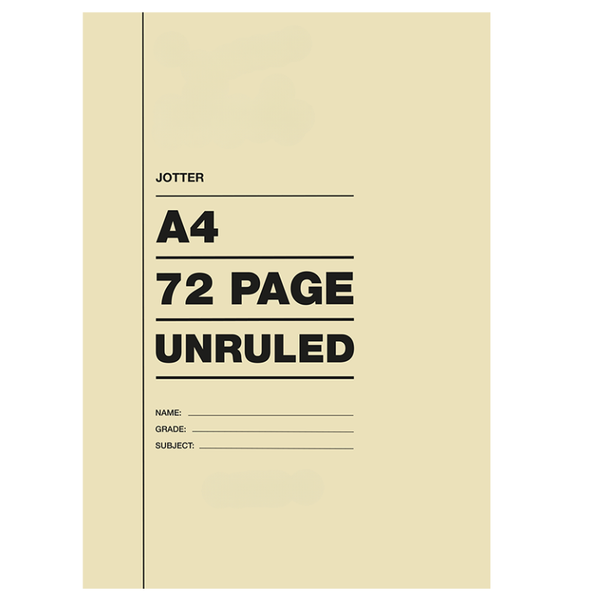 72 Pages A4 Jotter Unruled (Pack of 10)