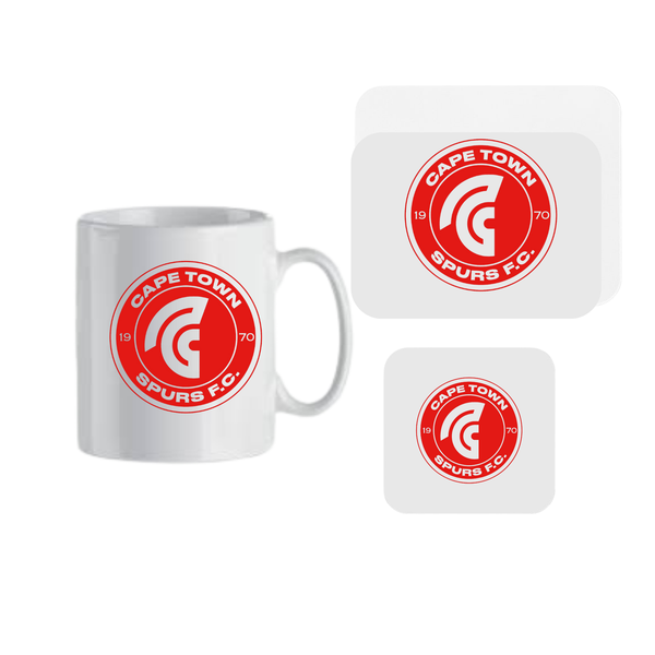 Mug, Coaster and Mouse Pad Combo - Cape Town Spurs