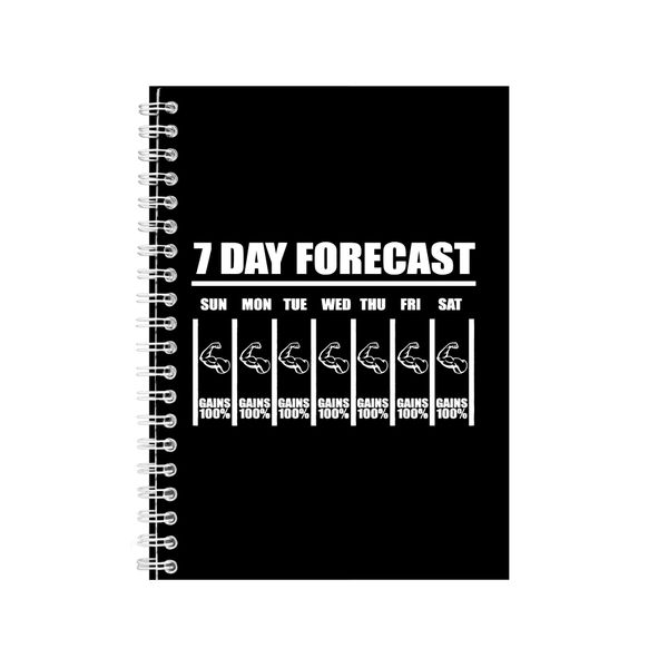 100% Gains Wire Bound Notebook Gift Idea Writing Books A4 Notepad