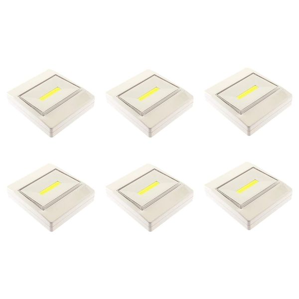 Battery Operated 3w Cob Led Switch Light Pack of 6 Units