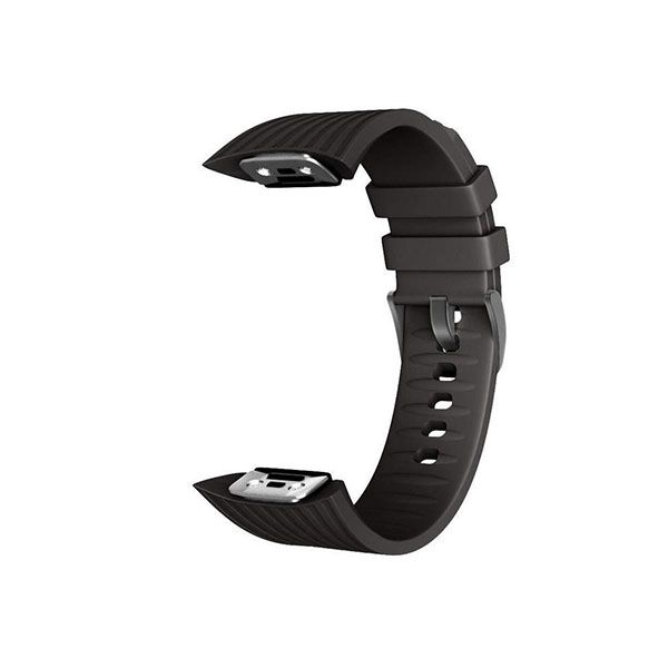 Silicone Band Compatible with Samsung Gear Fit 2 SM-R360 -S/M - Black