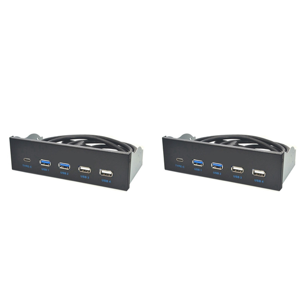 5 25 Inch Usb3 1 Gen2 Front Panel Usb Hub 2 Ports Usb3 0+2 Ports