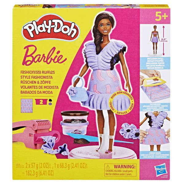 Play-Doh Barbie Fashionista Ruffles-Dark