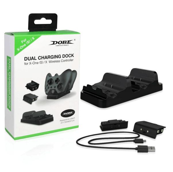DOBE Dual Charging Dock with Battery By Cell Fixer