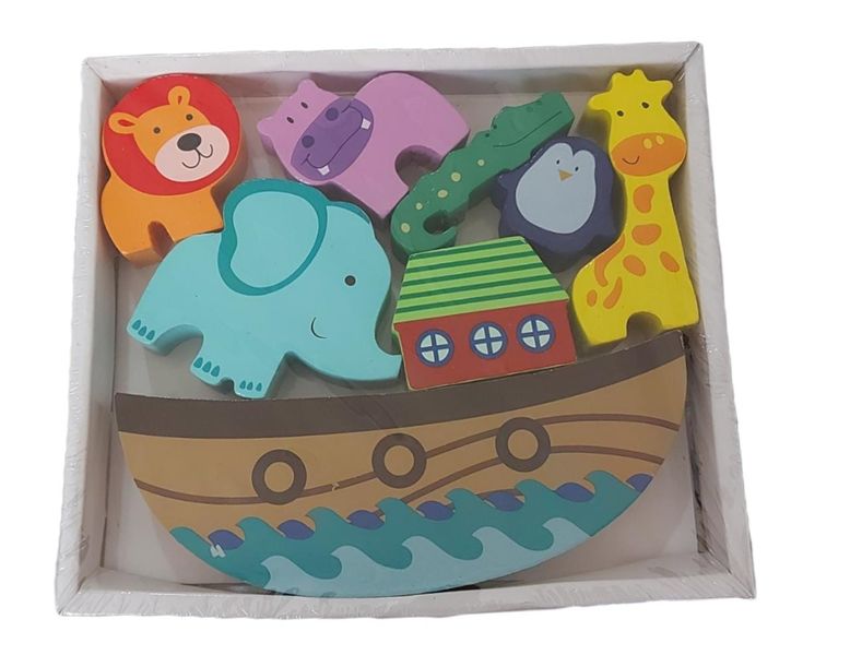 Animal Wood Balance Game