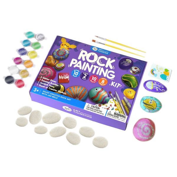 Jar Meló - Rock Painting Arts &amp; Crafts Kit