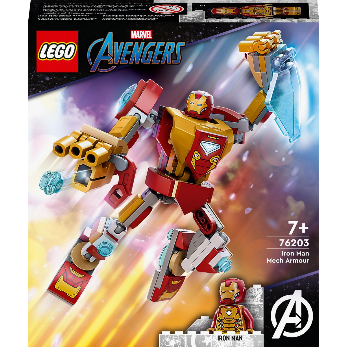 LEGO Marvel Iron Man Mech armour 76203 Building Kit (130 Pieces