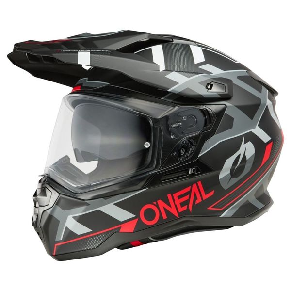 Srs Square V.22 Black/Red/Grey Helmet image