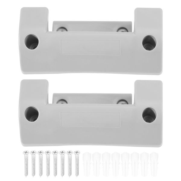 2Pcs Garden Hose Reel Holder PVC with 8Pcs Expansion Screws