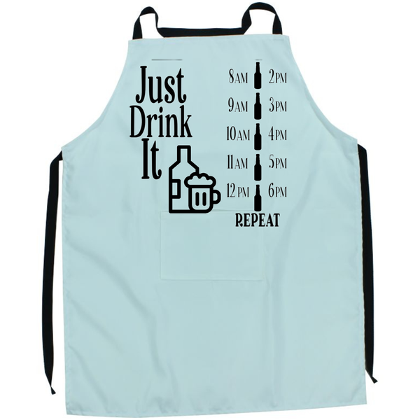 Just Drink Printed Aprons