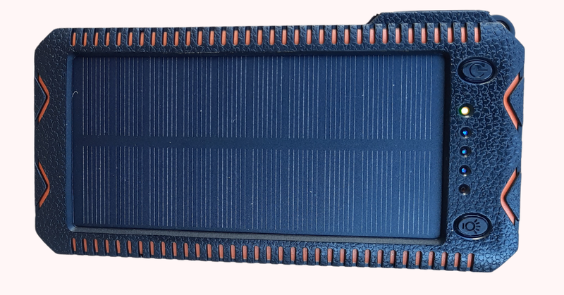 10000Mah Solar Power Bank-Orange